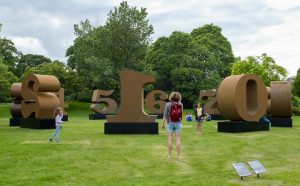 Robert Indiana, One Through Zero, 1980-2002, Waddington Custot, Frieze Sculpture 2019