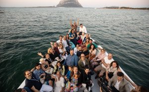 Foto di gruppo per il Festival di Tavolara 2019