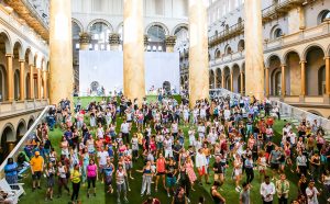 Lawn at the National Building Museum, photo by Jon Fleming Photography - www.jonflemingphoto.com