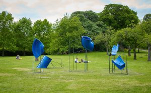 Ghazaleh Avarzamani, Strange Temporalities, 2019, Ab-Anbar, Frieze Sculpture 2019 Photo by Stephen White. Courtesy of Stephen White/Frieze.