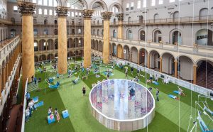 Lawn at the National Building Museum, photo by Jon Fleming Photography - www.jonflemingphoto.com