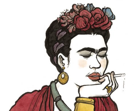 Vanna Vinci, Bozzetto preparatorio per “Frida Kahlo. Operetta amorale” © Vanna Vinci © 24 ORE Cultura, Milano