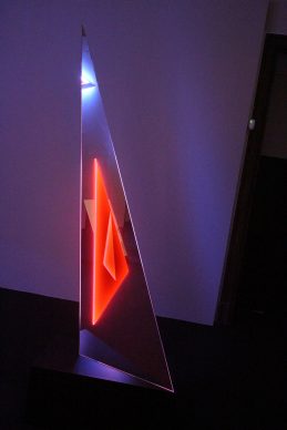 Nanda Vigo, Light Project, exhibition view at Palazzo Reale, Milano 2019, Deep space, photo credit Marco Poma. Courtesy Archivio Nanda Vigo