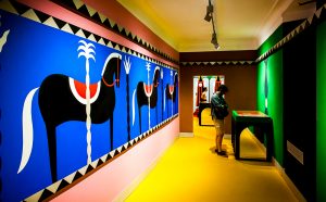 Vista dell'allestimento della mostra Agostino Iacurci. Tracing Vitruvi, Photo Luigi Angelucci