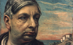 Giorgio de Chirico, Autoritratto, 1940-45. Torino, GAM - Galleria Civica d’Arte Moderna e Contemporanea Studio Fotografico Gonella 2007, su concessione della Fondazione Torino Musei © Giorgio de Chirico by SIAE 2019