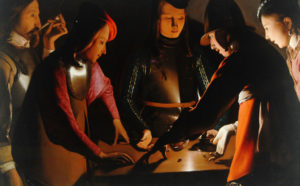 Georges de La Tour, I giocatori di dadi, 1650-1651, olio su tela 92,5 x 130,5 cm. Preston Park Museum and Grounds, Stockton-on-Tees. U.K.