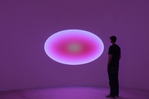 Gathas from the Curved Elliptical Glass series, 2019. Museo Jumex, 2019 © James Turrell. Photo: Florian Holzherr