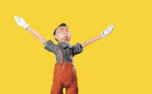 Enigma Pinocchio. Da Giacometti e LaChapelle, Giunti 2019, dettaglio della copertina