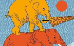 Dizionario illustrato dei luoghi comuni, Centauria 2019, dettaglio della copertina