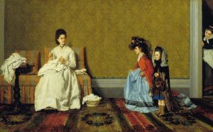 Silvestro Lega, Le bambine che fanno le signore, 1873 (Istituto Matteucci, Viareggio)