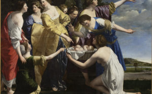 Orazio Gentileschi, The Finding of Moses, early 1630s. Private Collection