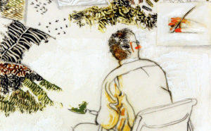 Tullio Pericoli, Forme del paesaggio. 1970-2018, Quodlibet 2019, dettaglio della copertina