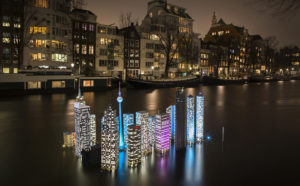 Atlantis by Utskottet. Amsterdam Light Festival 2019. Photo Copyright Janus van den Eijnden