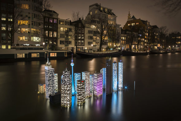 Atlantis by Utskottet. Amsterdam Light Festival 2019. Photo Copyright Janus van den Eijnden