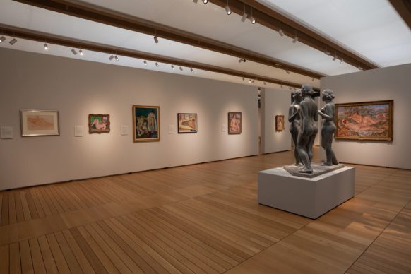 Vista dell'allestimento della mostra Renoir: The Body, The Senses, al Kimbell Art Museum di Fort Worth. Credit Line: Robert LaPrelle, Kimbell Art Museum