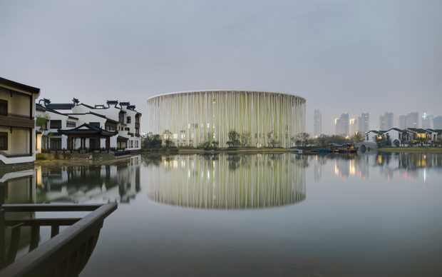 Wuxi Taihu Show Theatre by Steven Chilton Architects. Photo Kris Provoost
