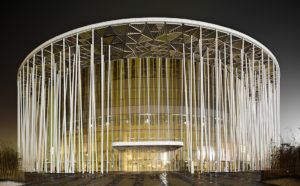 Wuxi Taihu Show Theatre by Steven Chilton Architects. Photo Kris Provoost