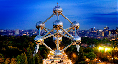 Atomium, Bruxelles. (c) www.atomium.be - SOFAM 2018 - alexandrelaurent.com / Gaëtan Miclotte. Foto flickr.com/photos/visitflanders