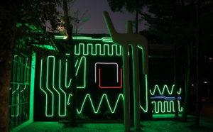 Interactive Neon Mural #7
