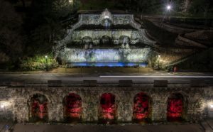 Rampe del Poggi di Firenze con la nuova illuminazione, photo courtesy SILFIspa