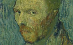 Vincent van Gogh, Self-Portrait (detail), 1889, oil on canvas, 51.5 x 45 cm, Nasjonalmuseet for kunst, arkitektur og design, Oslo