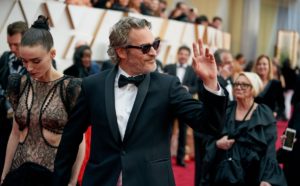 Oscar® nominee, Joaquin Phoenix arrives on the red carpet of The 92nd Oscars® at the Dolby® Theatre in Hollywood, CA on Sunday, February 9, 2020. Credit: Todd Wawrychuk / ©A.M.P.A.S.