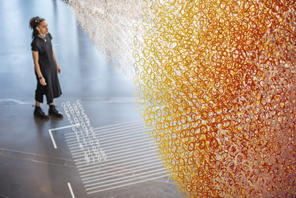 Emmanuelle Moureaux, Slices of Time. Londra, NOW Gallery. Photo credit Charles Emerson