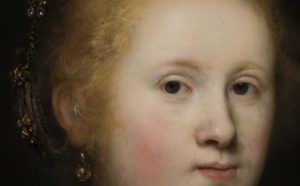 Rembrandt, Ritratto di giovane donna (dettaglio), Courtesy of the Allentown Art Museum