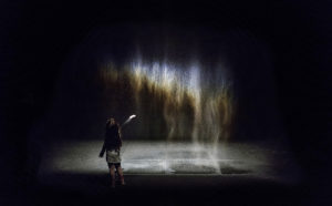 Olafur Eliasson Beauty, 1993 Spotlight, water, nozzles, wood, hose, pump. Dimensions variable. Installation view: Moderna Museet, Stockholm, 2015 Photo Anders Sune Berg, Museum of Contemporary Art, Los Angeles © 1993 Olafur Eliasson