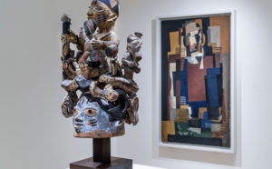 Vista della mostra Migrating Objects. Arte dall’Africa, dall'Oceania e dalle Americhe nella Collezione Peggy Guggenheim, Venezia 2020 © Collezione Peggy Guggenheim. Photo Matteo De Fina