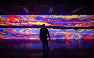 Miguel Chevalier, Oscillations 2020. Wood Street Galleries, Pittsburgh (USA). Credit picture: Miguel Chevalier