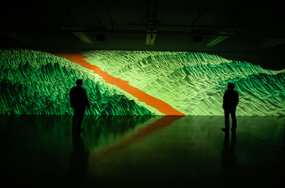 Miguel Chevalier, Oscillations 2020. Wood Street Galleries, Pittsburgh (USA). Credit picture: Miguel Chevalier