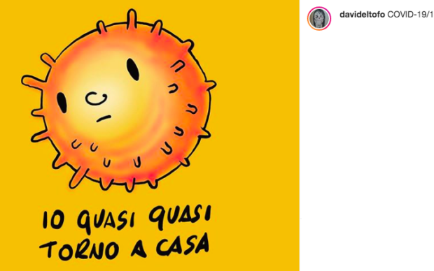 uno screenshot della pagina Instagram di Davide Toffolo