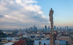 Skyline Milano dal Duomo di Milano Photo Irene Fanizza