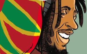 Bob Marley in Comics, dettaglio della copertina