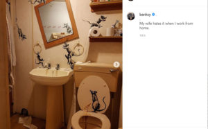 Screenshot dal profilo Instagram.com/banksy/