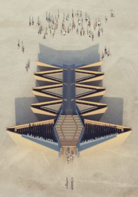 Museum of No Spectators. Credit Architect and Co-Lead Artist John Marx