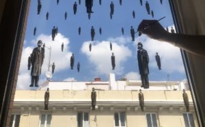 It can't rain all the time (social distancing), credits @pejac_art