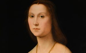 Raffaello Sanzio, Ritratto di donna (La Muta), olio su tavola, 65,2 x 48 cm, Galleria Nazionale delle Marche, INV 1990 DE 237. Per gentile concessione della galleria Nazionale delle Marche - Palazzo Ducale di Urbino