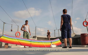 Driant Zeneli, Those who tried to put the Rainbow back in the Sky. Stampa fotografica a colori, carta opaca 25x45cm, edizione in 5 copie
