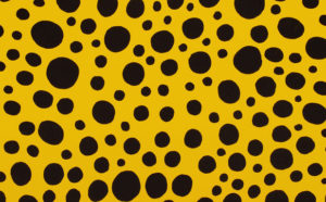 Yayoi Kusama, A WORD CALLED HAPPINESS, 2016 (detail). © YAYOI KUSAMA