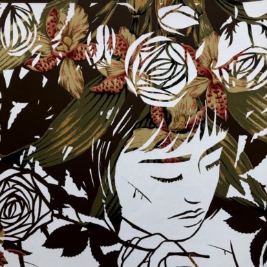 Alessandro Baronciani, Le Parati Wall-Flowers Girl, 2020