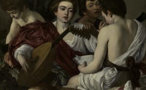 Michelangelo Merisi, detto il Caravaggio, I musici, 1597, 92 x 118,5 cm, New York, The Metropolitan Museum of Art
