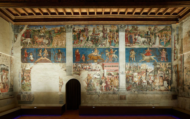 Ferrara, Palazzo Schifanoia, Salone dei Mesi - Francesco del Cossa Parete est (1469-70). Photo credit Henrik Blomqvist