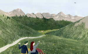 Una illustrazione di Giorgia Pallaoro. Courtesy l’artista