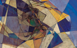 Bruno Munari. Vetrini a luce polarizzata, 1953. Materiali vari. Courtesy Miroslava Hajek