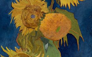 Foto Vaso con cinque girasoli_Vincent van Gogh_Rimaterializzazione by Factum Arte
