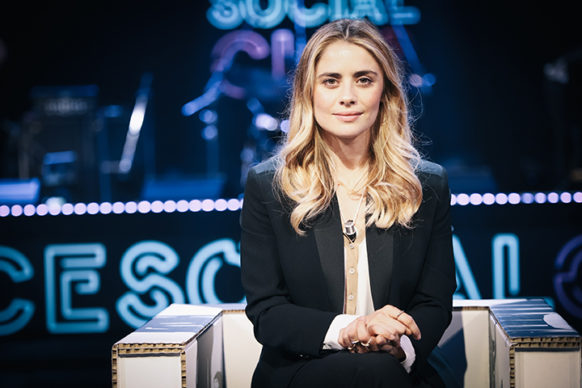 Greta Scarano, ospite della diciottesima puntata di Luce Social Club