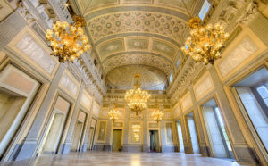 Salone d'onore Reggia di Monza, Foto di Mario Donadoni ©Archivio Consorzio Villa Reale e Parco di Monza