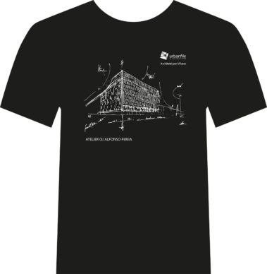 Architetti per Milano, la t-shirt disegnata da A.Femia. Courtesy Urbanfile